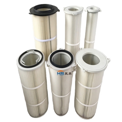 Durable And Good Quality Three Claw Ear Polyester Fiber Dust Filter Cartridge Aluminum Plastic Three Hook Lifting Covered Dust Filter Element